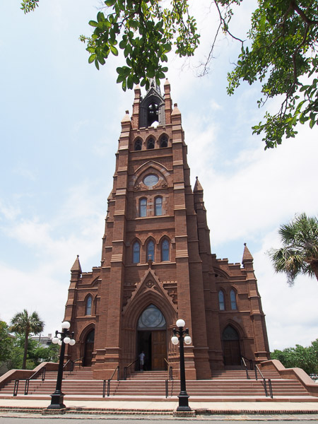 Fun things to do in Charleston : Cathedral of Saint John the Baptist.