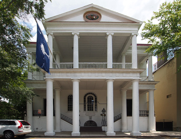Fun things to do in Charleston : South Carolina Society Hall.