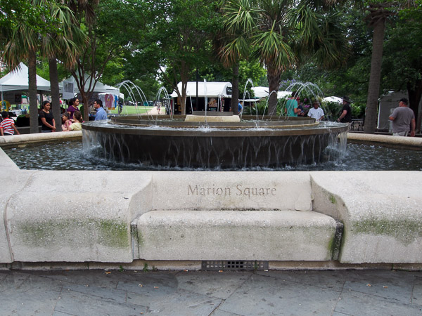 Fun things to do in Charleston : Marion Square Public Park.